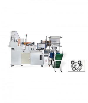 Rubber O ring sorting, counting packaging machine